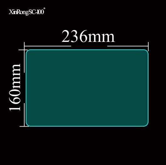 For 11.6 10.1 10.0 10 9.6 9.0 8.0 7.85 7.0 inch Android tablet Tempered Glass Screen Protective Film Universal Size: 235*165mm: 8