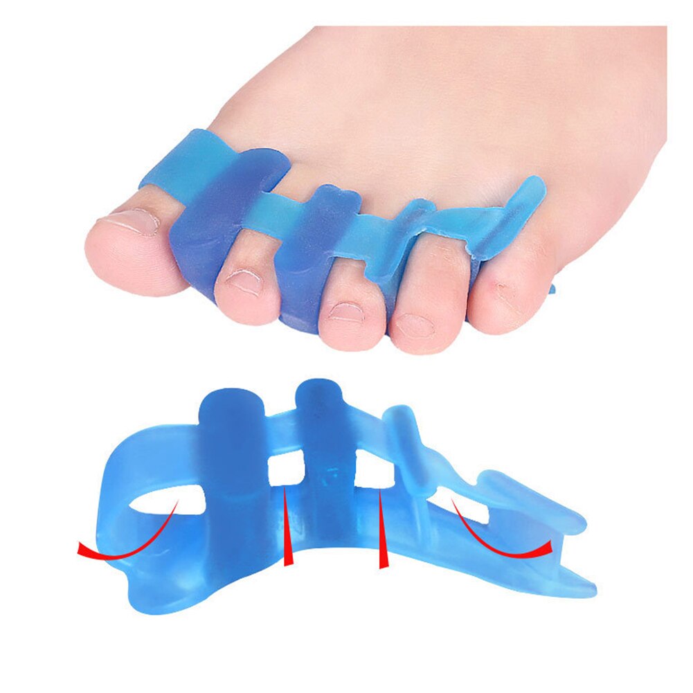 1 pari varpaat hallux valgus corrector separator suoristus jalkojenhoitolaite silikoni bunion suojelija sormet