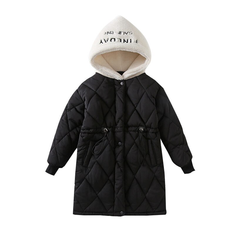 Meisjes Winterjas Warme Jas Kleding Dikke Parka Kinderen Winter Jassen Kids Grote Bont Kap Bovenkleding Voor 4-14years