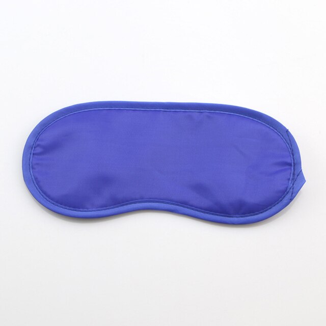 Fast Sleeping Black Eye Masks Eye Mask Eyeshade Cover Shade Patch Women Men Soft Portable Blindfold Travel Slaapmasker: Blue