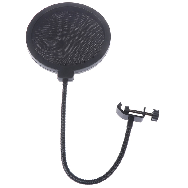 1 Pc 155 Mm Studio Microfoon Flexibele Voorruit Masker Mic Filter Shield Voor Speaker