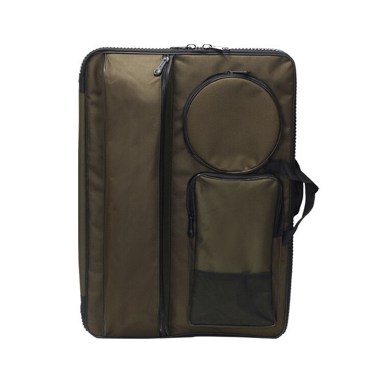 Sac à Dessin A3 Imperméable En PVC - Porte-folio Rigide 37x48 Cm Pour Artistes - Noir