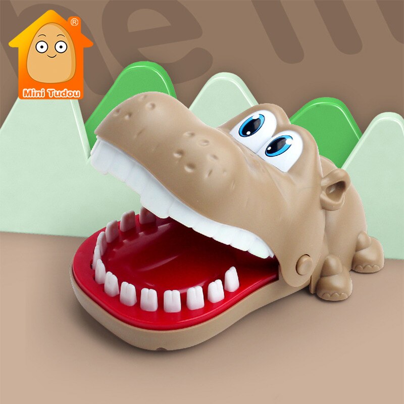 Kid Biting Hand coccodrillo Dinosaur Shark Bite Finger scherzi novità Classic Sound Light Party gioco da tavolo giocattoli per bambini regalo