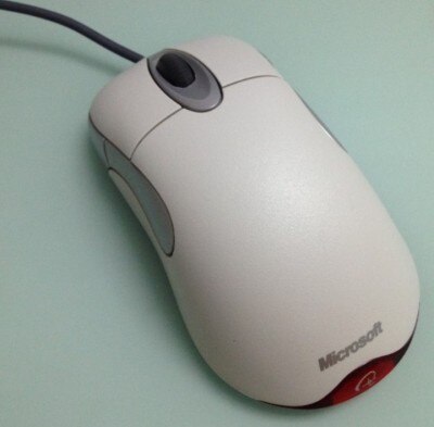 1 set original white mouse case mouse shell for IntelliMouse Optical 1.1 IO1.1 mouse housing cover: white