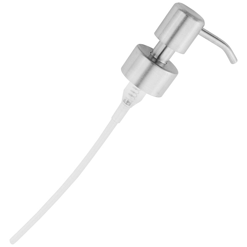 Stainless Steel Replacement Lotion Pump Parts, Soap Dispenser Pressing Head, Suitable for 6 Packs of 28/400 Neck Bottles