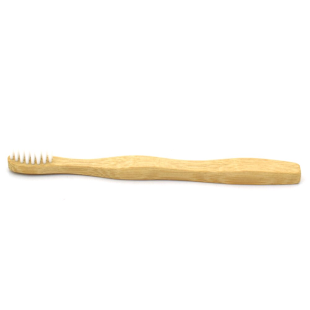 Brosse à dents en bambou pour enfants, hygiène buccale à domicile, sécurité, manuel biodégradable, voyage pour enfants, Anti doux: white
