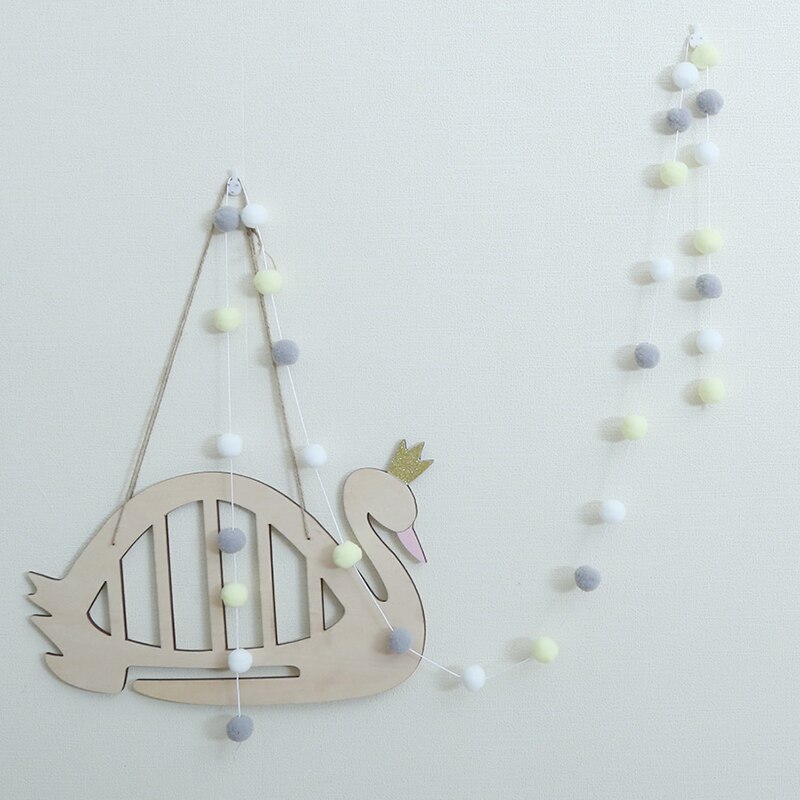 Decoração de quarto infantil artesanal, acessório de decoração de parede colado para bebês