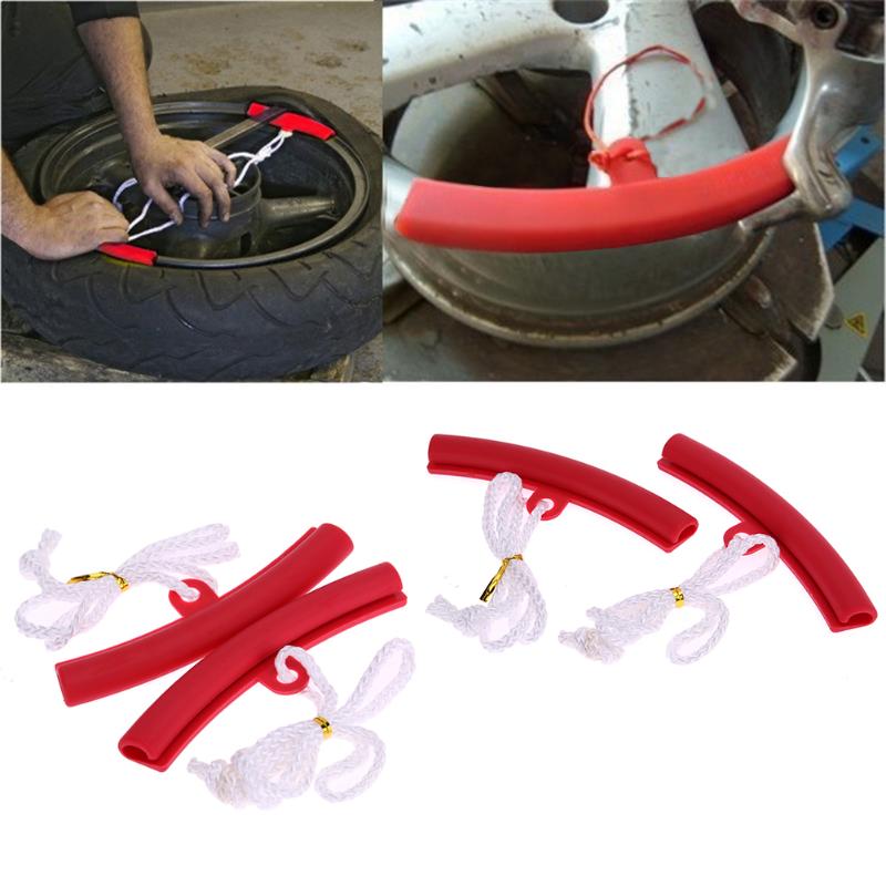 Protecteur de bord de jante de roue, 2 pièces, universel, pour moto