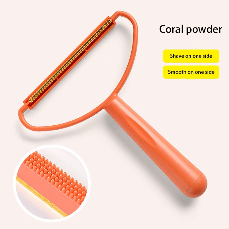 Portable Clothes Lint Roller Remover Lint Fabric Shaver Removes Pet Hair Lint Particles From Furniture Clothes Cleaning Tool: 1pcs Orange