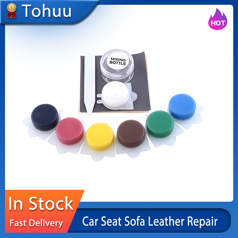ToHuu Car Leather Repair Tool Kit Polishes Paint Care Auto Car Seat Sofa Holes Scratch Repairing Tools