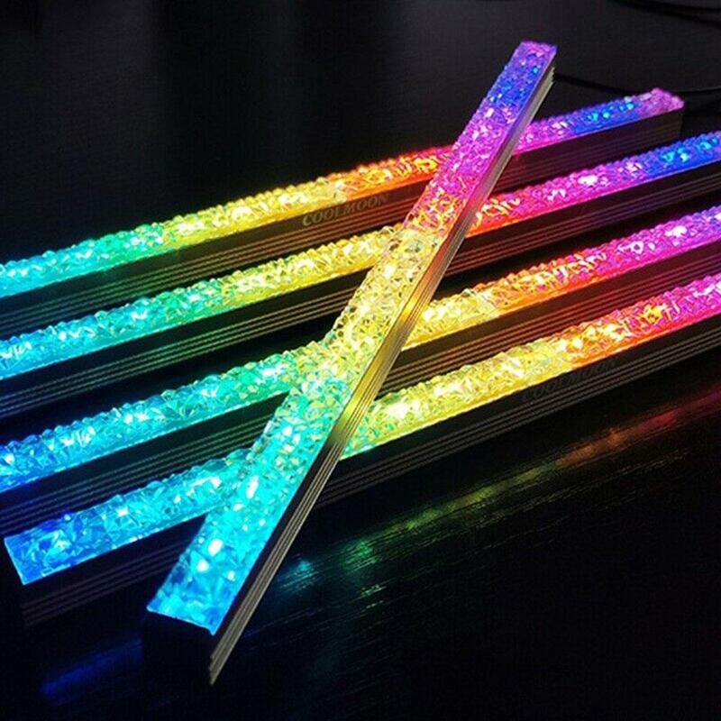 Coolmoon Cool Maan Diamant Licht Bar Case Decoratieve Lichtbalk Led Symphony Shenguang Synchrone Magnetische Stijve Lichtbalk