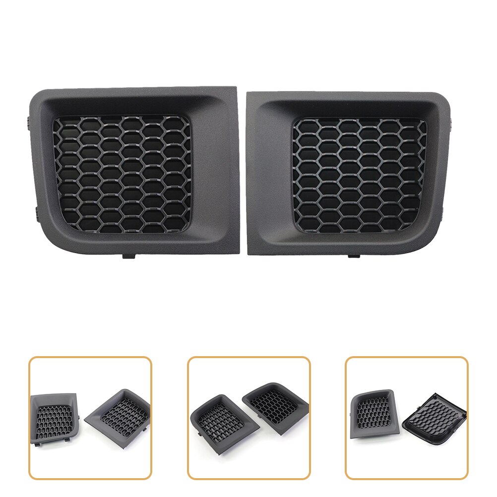 Front Bumper Lower Grille Bezel Cover Front Bumper Accessories Car Lower Bumper Cover: Left and right