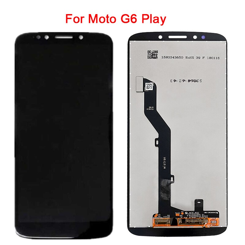 Originale G6 LCD Per Motorola G6 Giocare Display Con Telaio 5.9 "Moto G6 Più LCD di Tocco Digitale Dello Schermo di Vetro montaggio LCD di Riparazione