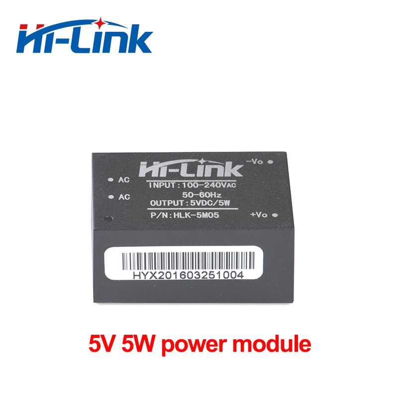 2 stks/partij 220 v 5 V/1A AC DC geïsoleerde switching smart home voeding module AC DC transformator