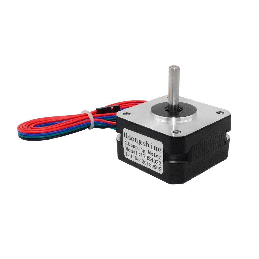 17 hs4023 para o motor da impressora 3d do motor 0.7a 12v 14n. cm do nema 17 22mm 42 da extrusora 4-lead do ti-tan para as peças da impressora 3d