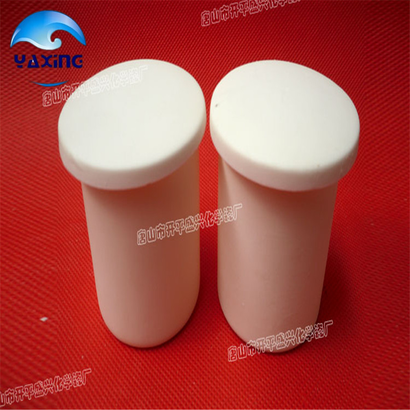 with lid dia50x100mm 150ml 99.5% alumina crucible cylindrical corundum crucible /Cylindrical ceramic refractorye crucible