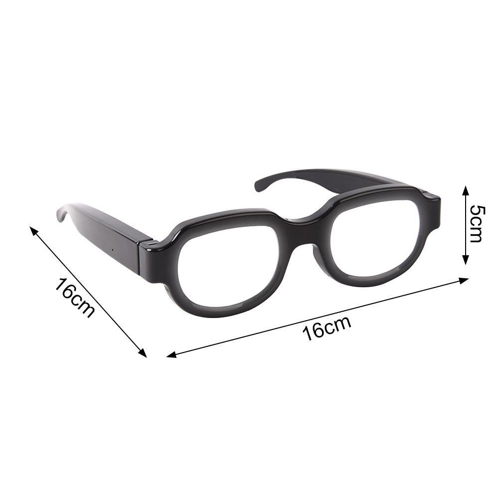 Fällen Geschlossen Stil Cosplay Rave Party LED Gläser Neuheit glühend Lustige Erwachsene Gläser leuchtend Licht-hoch Spielzeug LED O y4L3