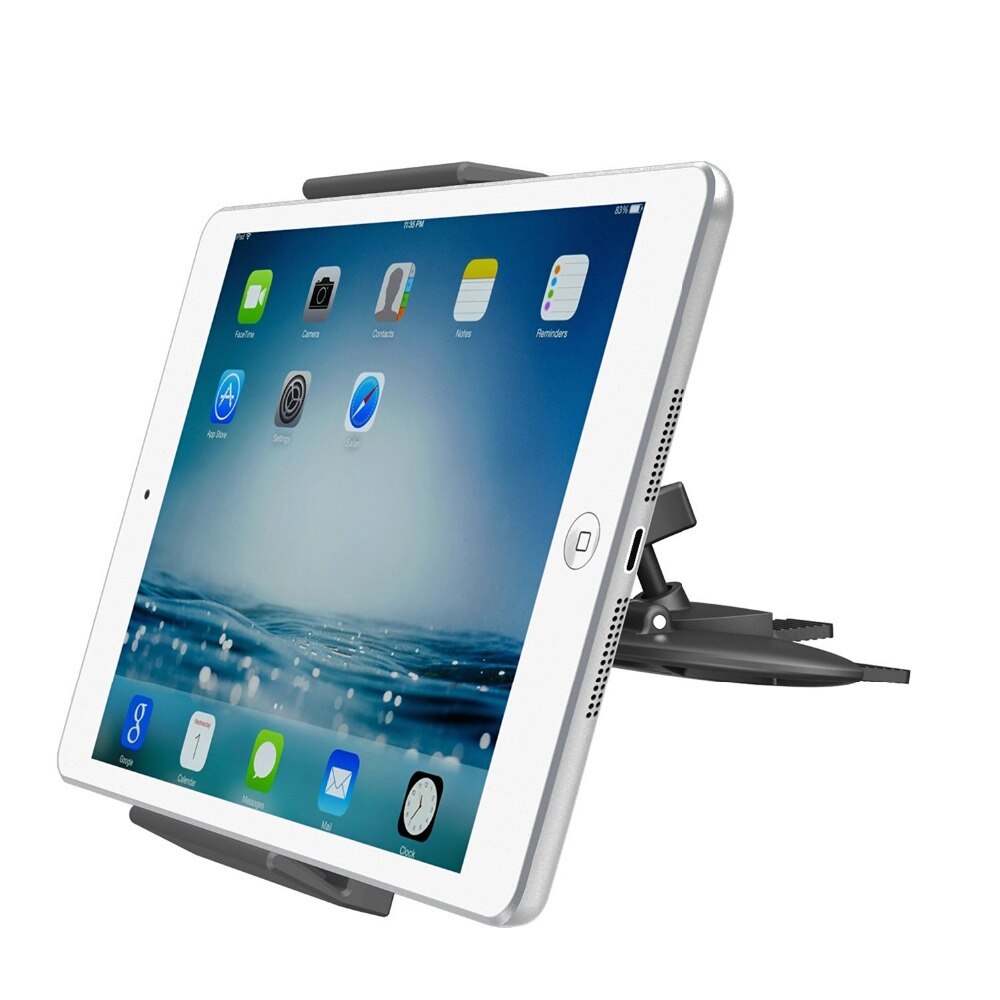 APPS2Car Universele Tablet CD Slot Auto Mount Tablet Telefoon Houder voor iPad 2 3 4 Air 1 2 Mini 1 2 3 4 iPhone X 7 6 S 6 Android telefoon
