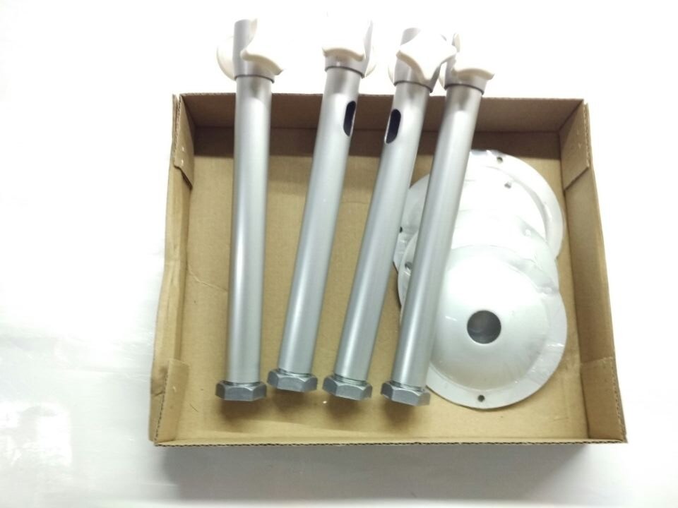cctv camera aluminium bracket round base security camera bracket Lifting scaffold 0.087KG 90MMX200MM 6PCS
