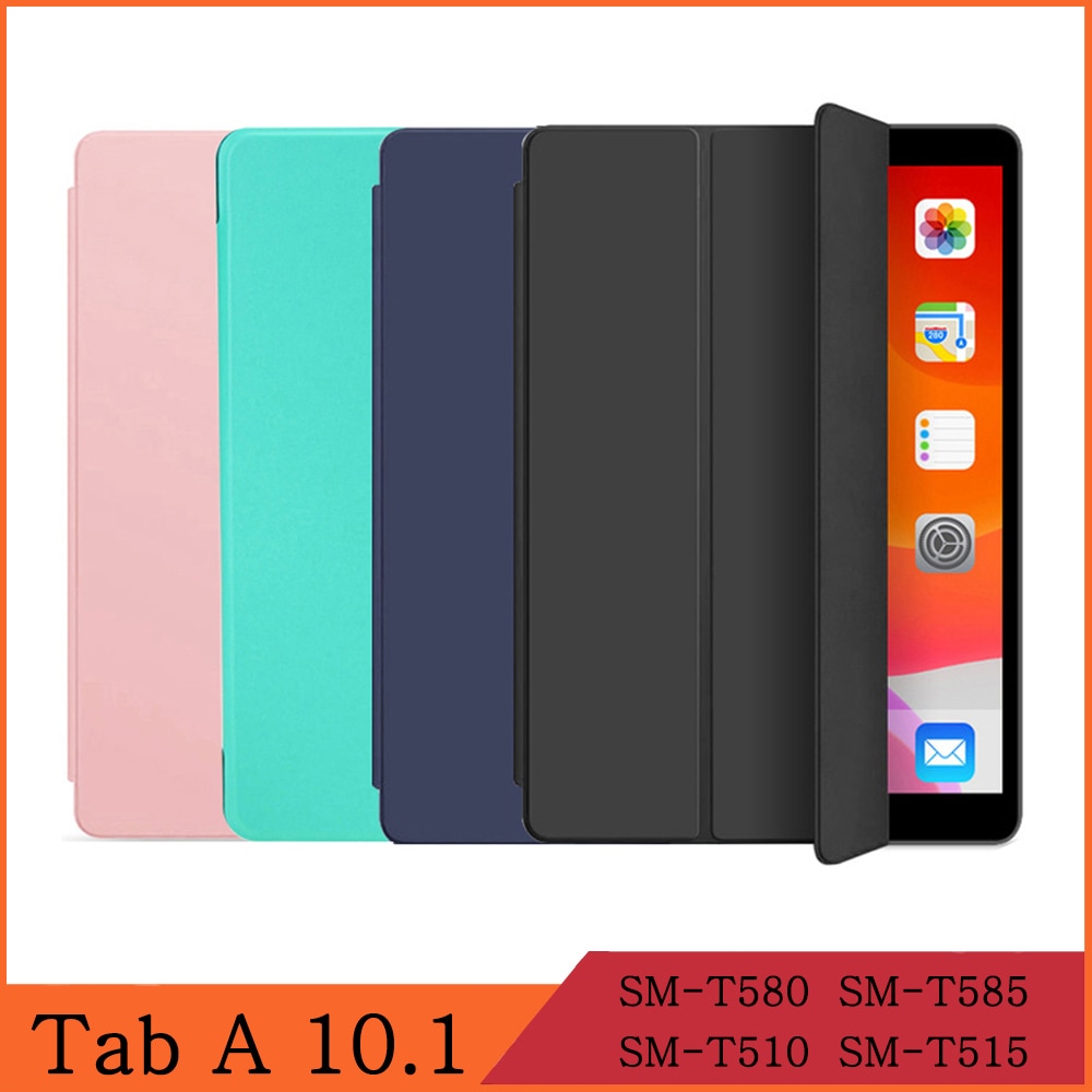 Funda Samsung Galaxy Tab A 10.1 SM-T580 SM-T585 SM-T510 SM-T515 case for Galaxy Tab A 10 slim flip cover stand capa