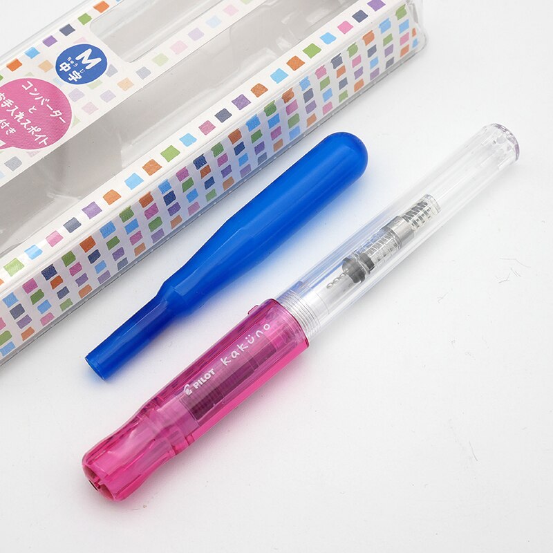 Kawaii Vulpen Originele Pilot Kakuno Inkt Pen Leuke Smiley Gezicht Briefpapier Kantoor Schoolbenodigdheden Beste Pennen Office: Pink / F 0.3mm