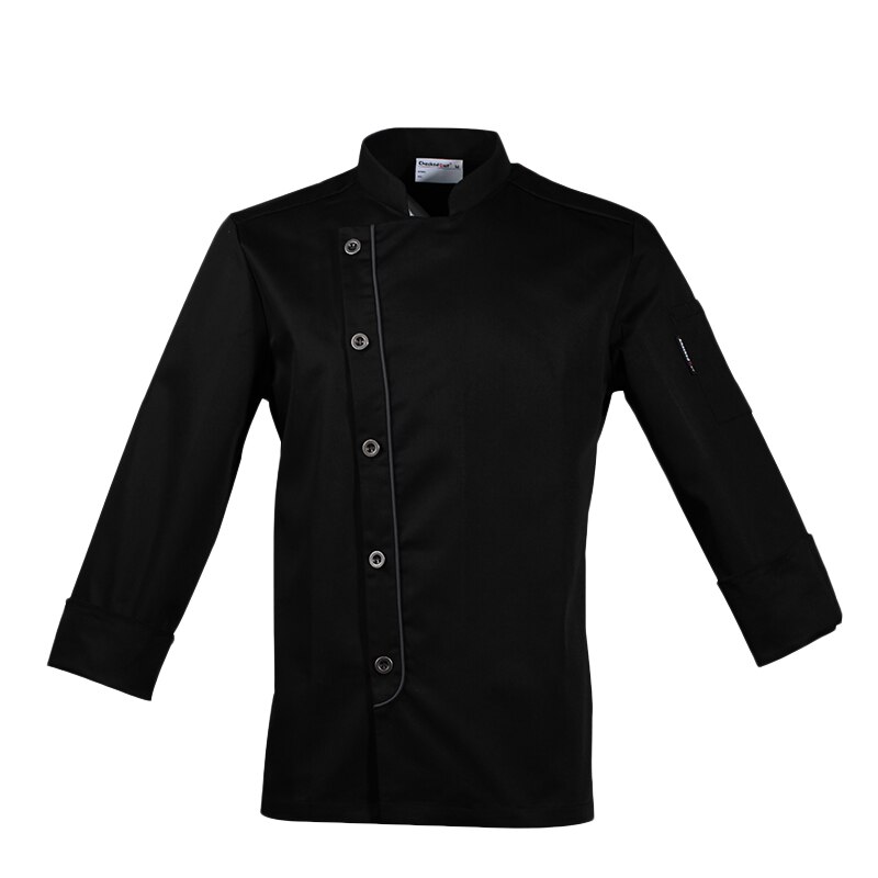 spring and autumn food service washable cook clothes comfortable restaurant kitchen long sleeve French chef uniform