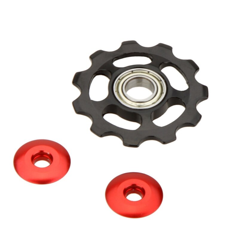 Bicycle aluminum alloy 11T rear guide wheel 2 colors
