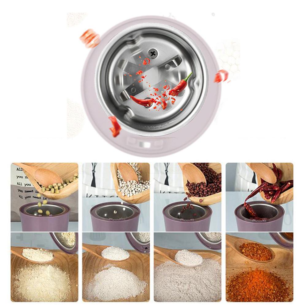 Elektrische Spice Koffiemolen Fijne Slijpmachine Graan Molen Crusher Huishoudelijke Kleine Molen Chinese Kruidengeneeskunde Droog Molen