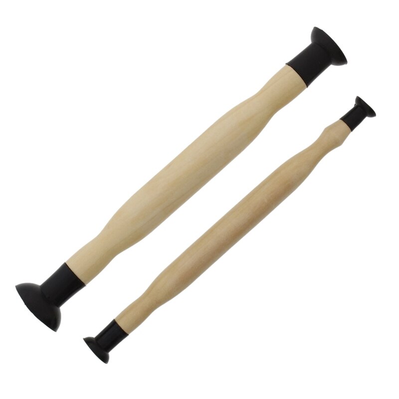 Kit de herramientas de pulido manual de válvula, Juego de 2 piezas, palo de regazo de ventosa de doble extremo, 1-1/8 pulgadas, 1-3/8 pulgadas, 5/8 pulgadas, 3/16 pulgadas