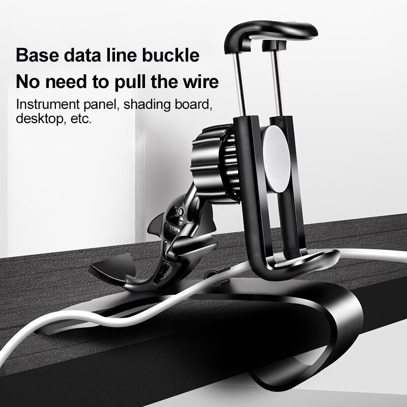 6 x Mobile Phone Ring Holder Transparent 360° Rotating
