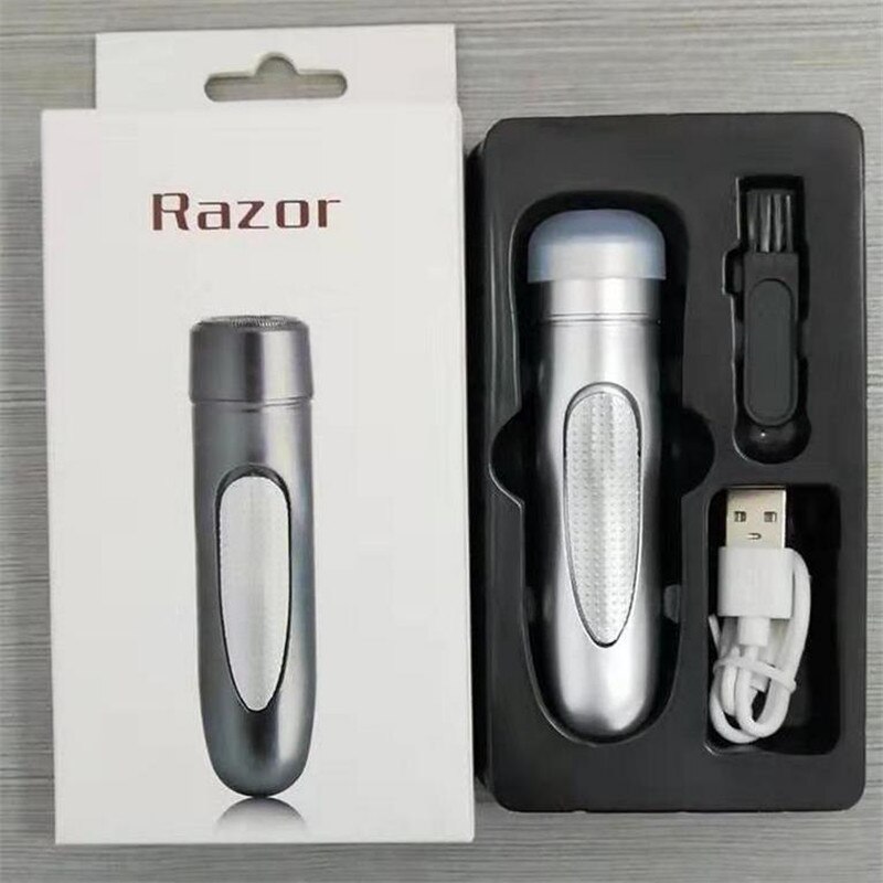 USB Rechargeable Shaving Machine Portable Mini Electric Shaver Razor For Men Women Shaver Razor 20#4