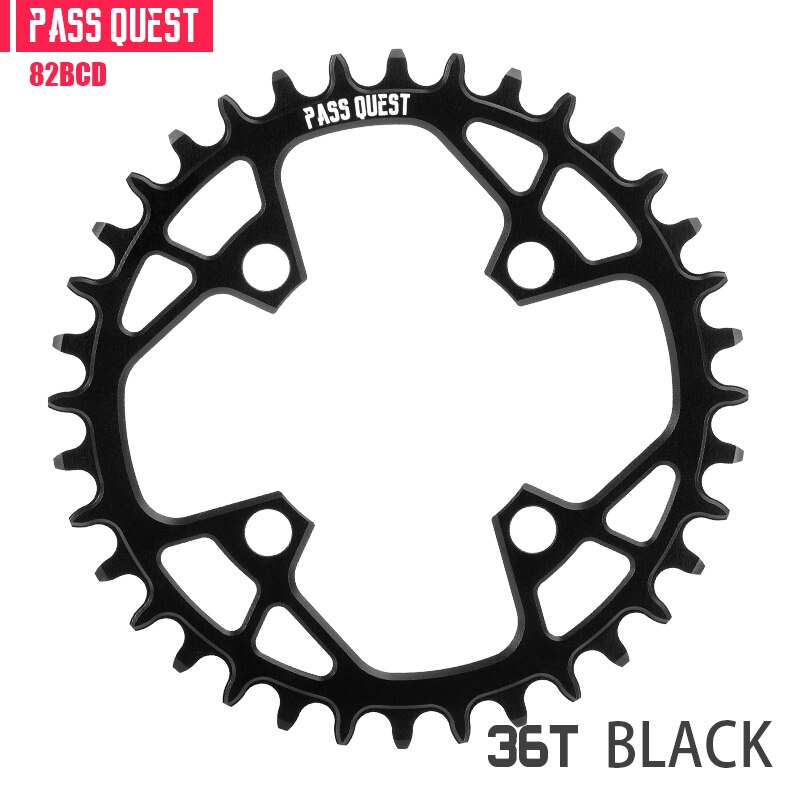 Pass Quest 82bcd Fsa Alpha Drive Marlin 7 Mtb Narrow Wide Chainring 30t-36t round/oval Bike Bicycle Chainwheel: round 36T