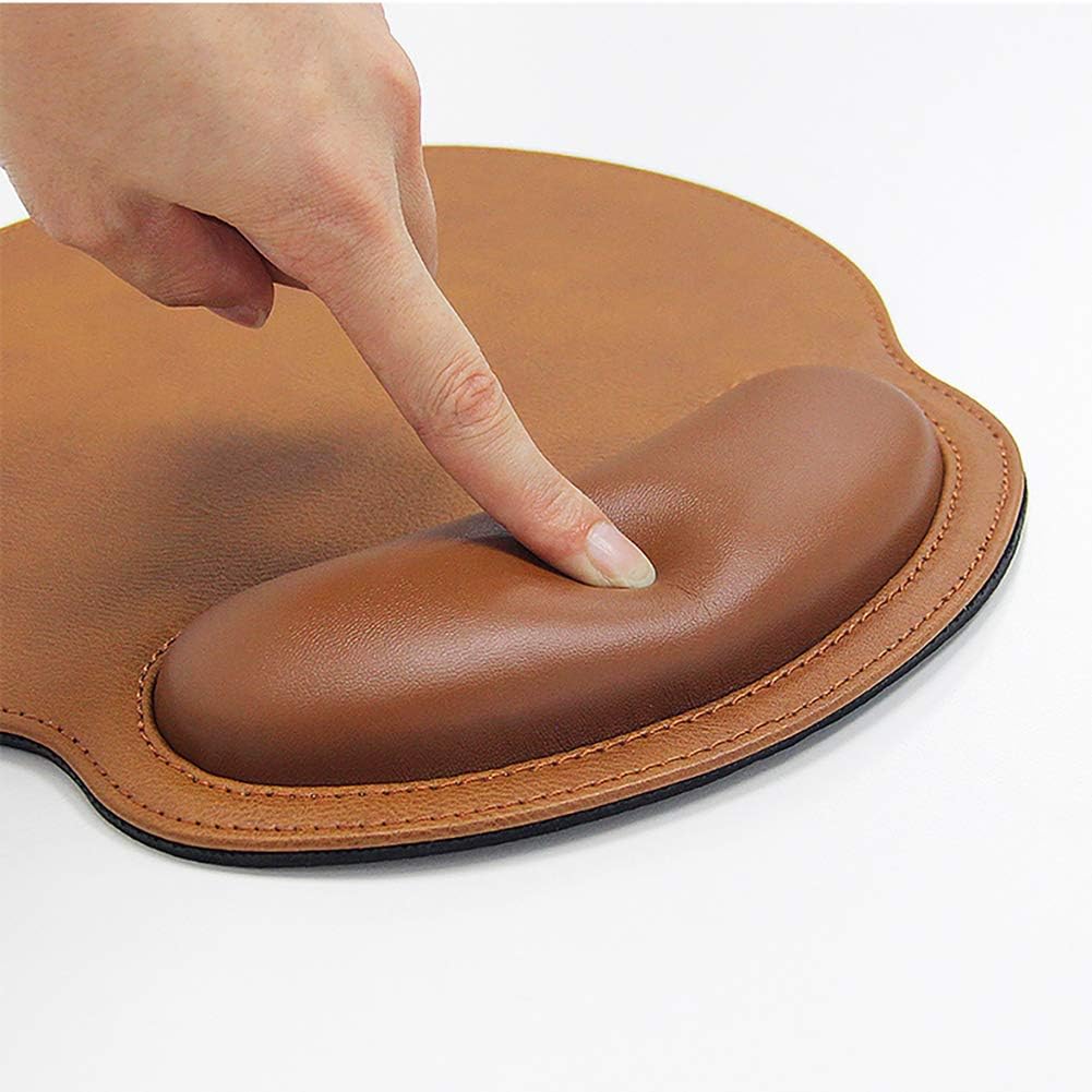 Mouse Pad Wrist Rest Support, Ergonomic Memory Foam Mouse Wrist Rest Pad Comfortable Mousepad for Computer Pain Relief at work
