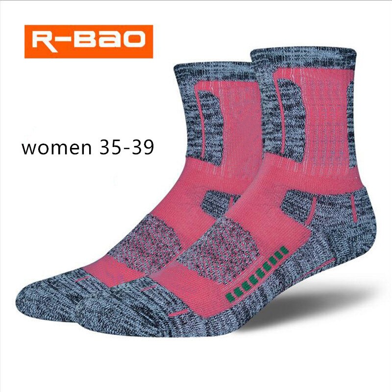 Women Men Ski Socks Winter Warm Thermal Outdoor Running Sports Cycling Thermosocks Warmer Skiing Snowboard Socks: women rose 35-39