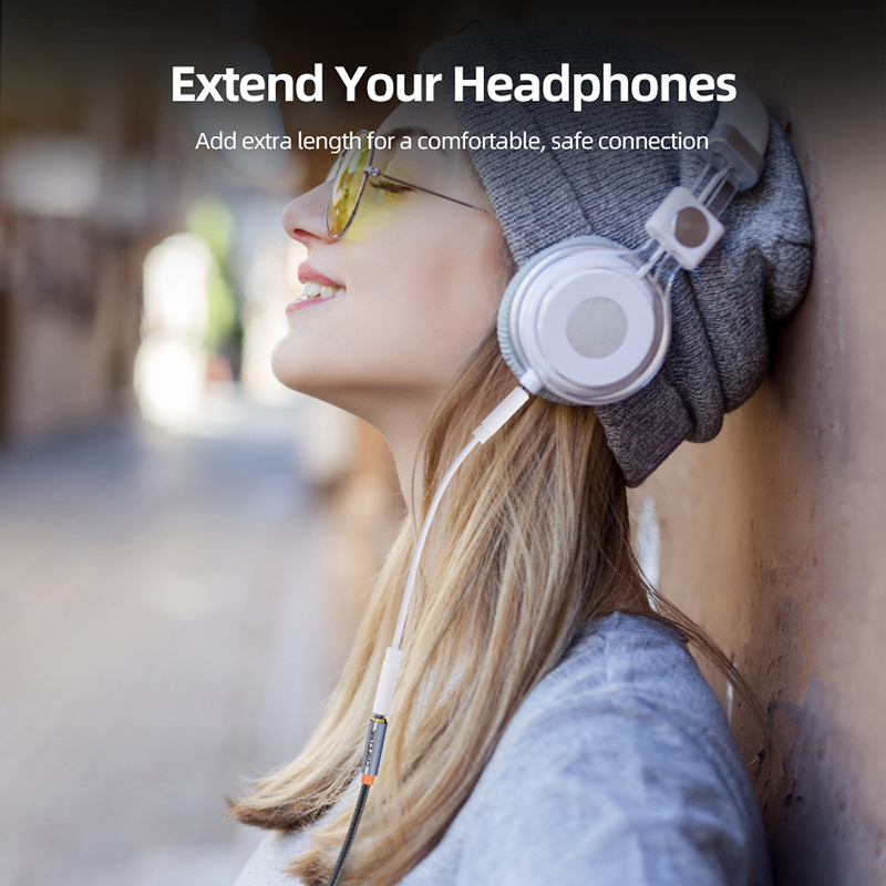 CABLETIME Przedłużacz Jacek 3.5 Aux Męnarty na Żeńnarty AUX audio robić Laptopa mini PC TV Xiaomi Huawei stereofoniczny 3.5 mm Jacek Słuchawki