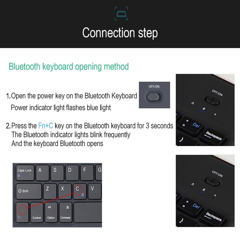 Touchscreen Bluetooth 3.0 Wireless Keyboard Voor Android Windows Systeem Tablet Laptop Met Touchpad Toetsenbord