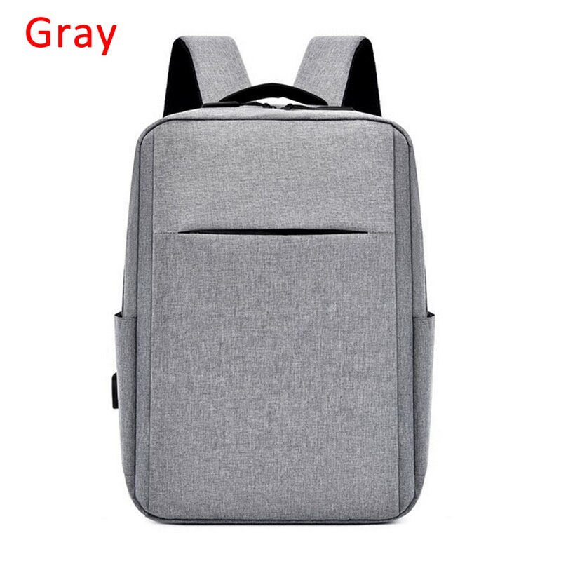 Puimentiua USB antivol sacs à dos d'ordinateur portable 15 pouces grande capacité voyage sac à dos hommes étanche charge sac à dos étudiant sacs: Gray