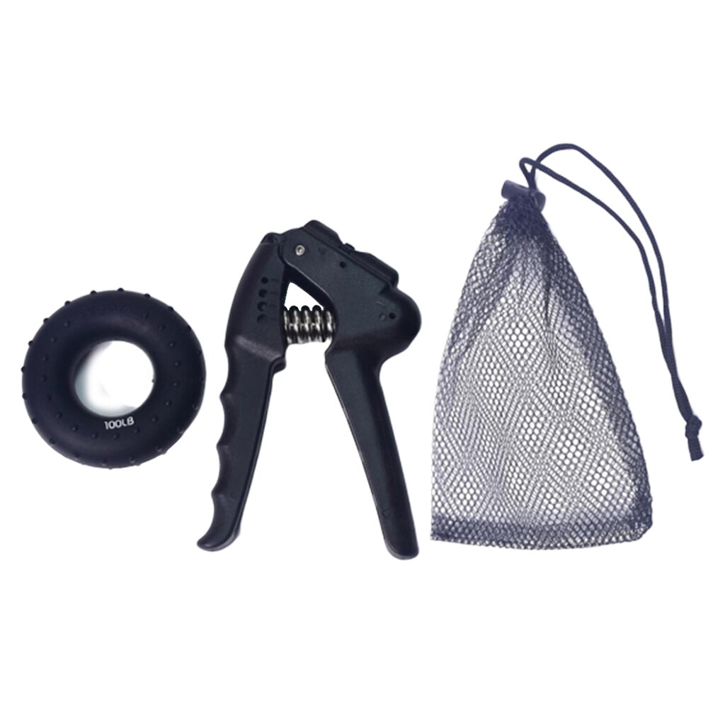 Hand Grip Exerciser Gripper Finger Strengthener Exerciser With Mesh Bag