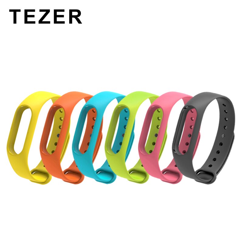 Til xiaomi mi band 2 rem, der erstatter smart armbåndstilbehør tofarvet mi band 2 armbåndsrem  mi 2 silikonestrop armbånd
