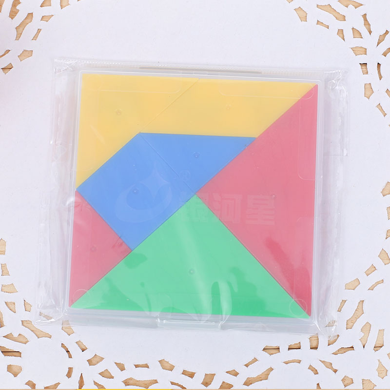 Vroegschoolse Levert Cognitieve En Educatief Briefpapier Tangram Multifunctionele Aids