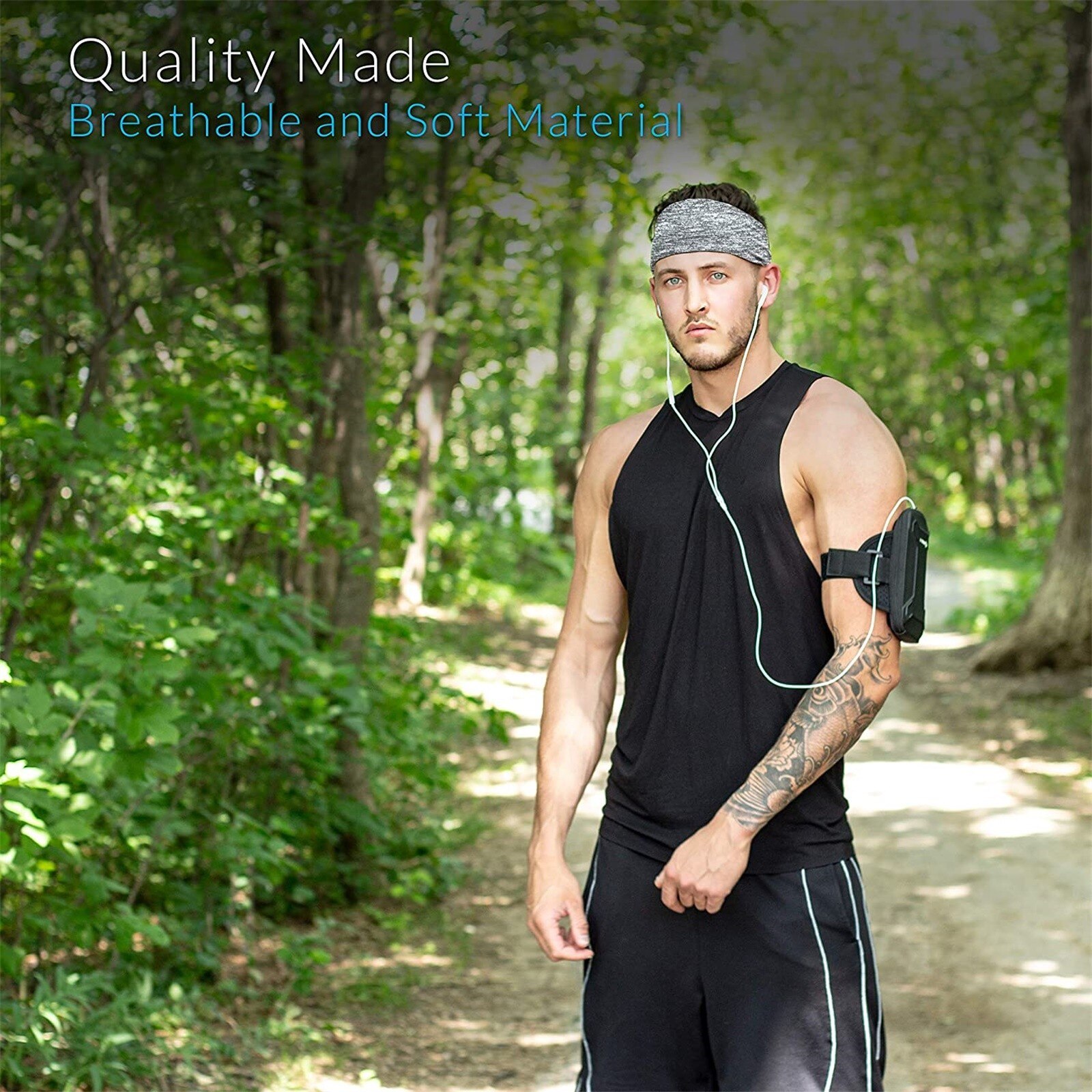 Mannen Zweetband Sport Hoofdband Stretch Elastische Yoga Running Haarband Voor Mannen Outdoor Sport Headwrap Fitness Sport Veiligheid