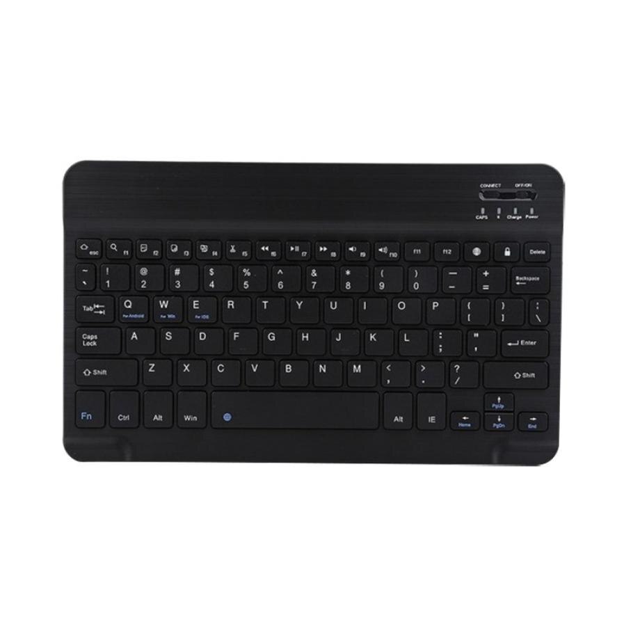 Mini Wireless Bluetooth Keyboard Mouse 10 inch Universal Portable Keyboard For iPad Tablet Computer Android IOS Mac Windows: Black Keyboard