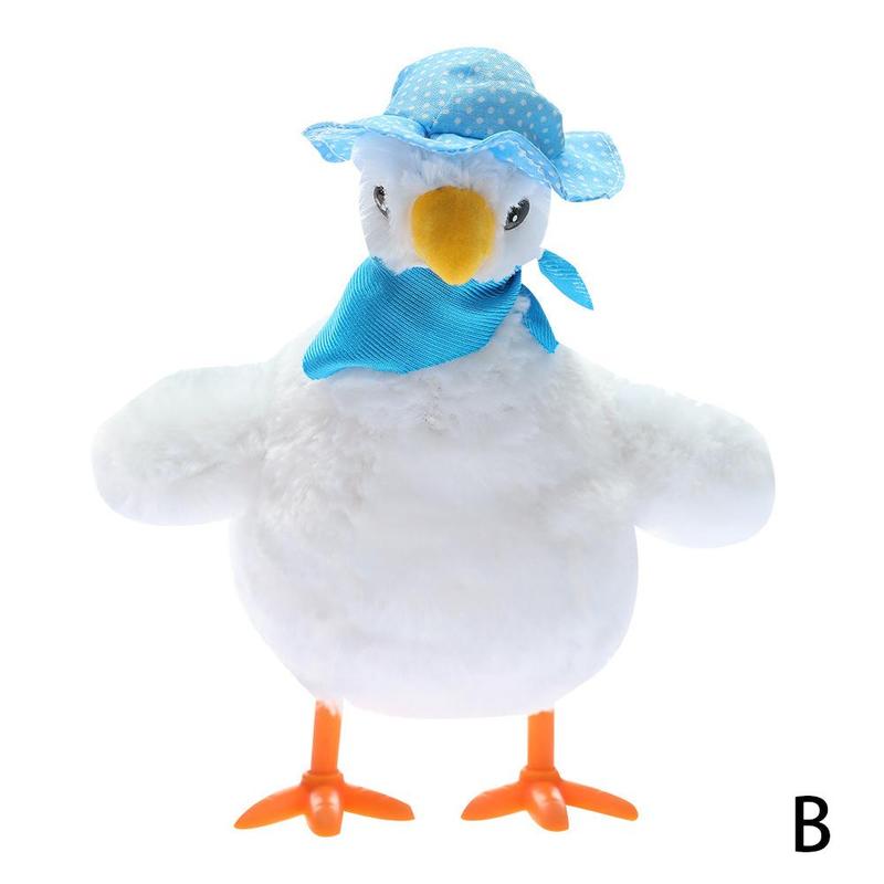 Leggen Ei Kip Kip Elektronische Knuffel Dansen Zingen Anti-Stress Gadget Grappig Kerstcadeau Voor Kinderen Q9c3: White