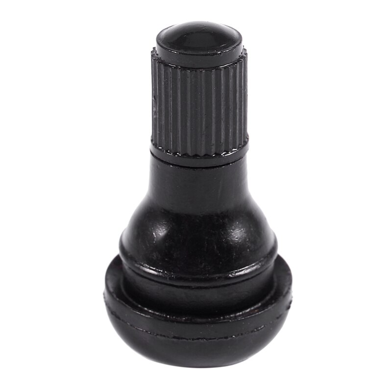 -10 Stuks Zwart TR412 Rubber Valve Ventiel Tire Valve Cap Met 25 Stuks Tr 413 Snap-in Tire Klepstelen Legering