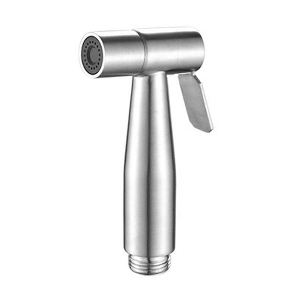 Praktische Handheld Bidet Sproeier Rvs Zelfreinigende Rinser Douchekop Eenvoudige Potje Cleaner Kraan Geen Punch: A