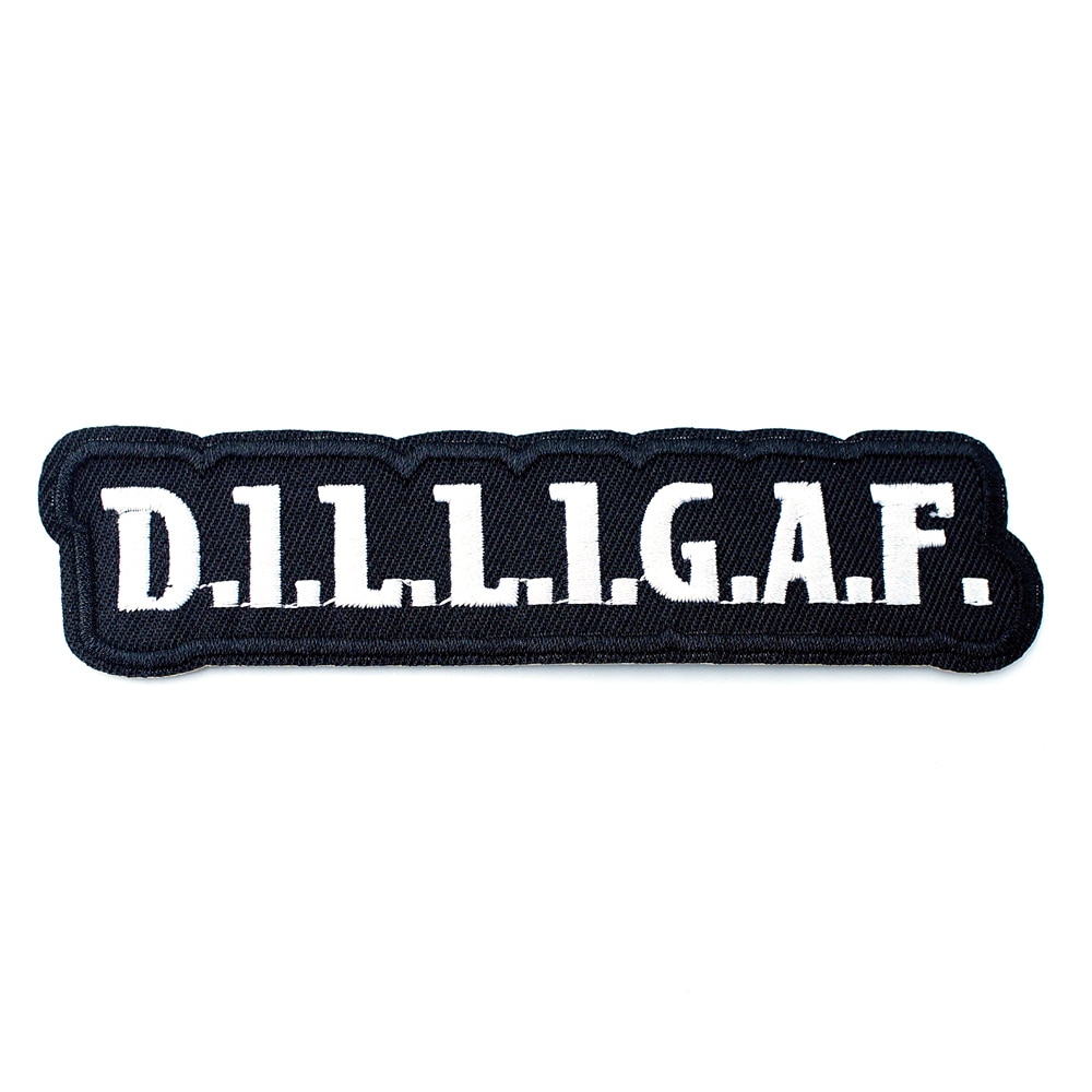 Dilligaf (Size:2.6X11.5Cm) doek Badges Mend Versieren Patch Jeans Zak Hoed Kleding Kleding Naaien Decoratie Applique Patches