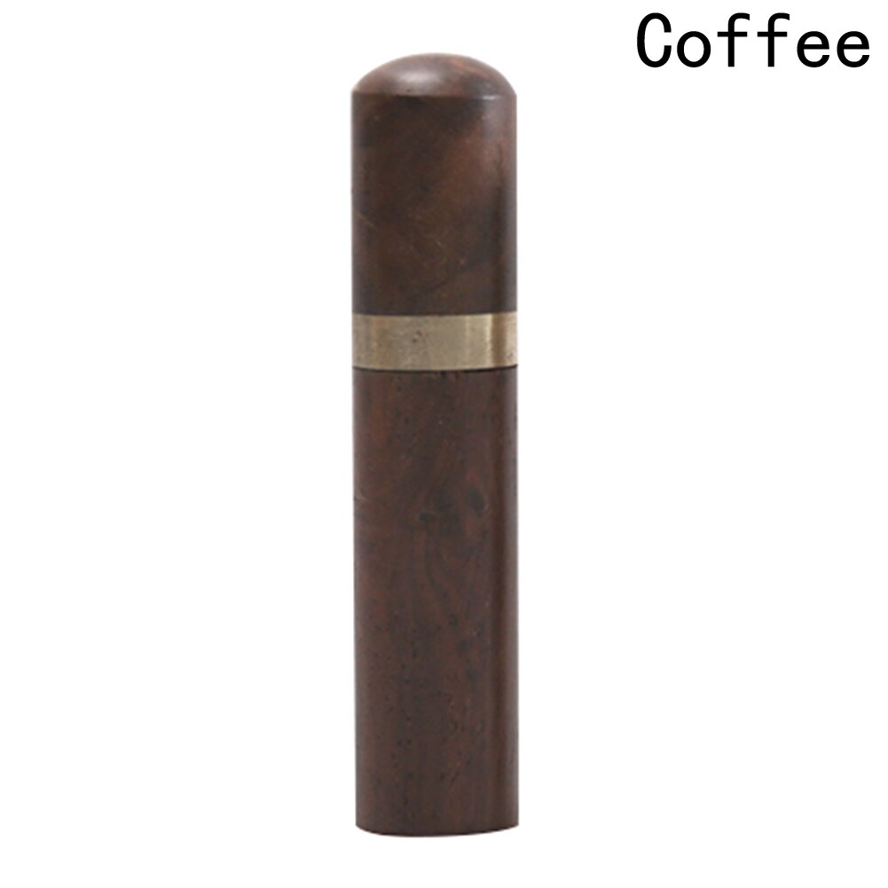 1pc nyttige lær håndverkssynåler etui treboks broderi strikkepinneholder