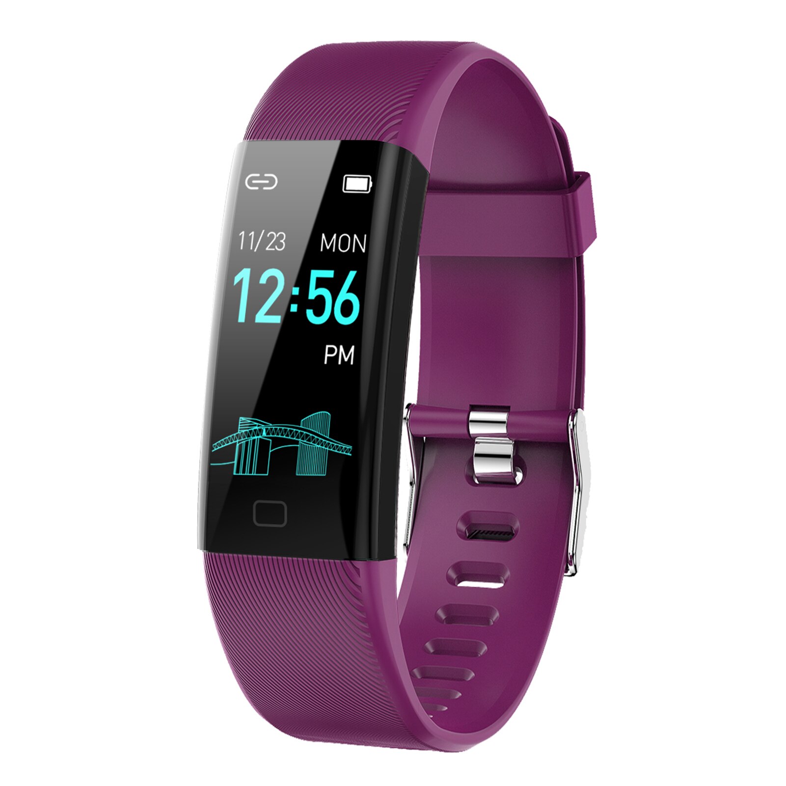 Health Bracelet Heart Rate Blood Pressure Smart Band Fitness Tracker Smartband Wristband for Smart Band Devices for Men Women