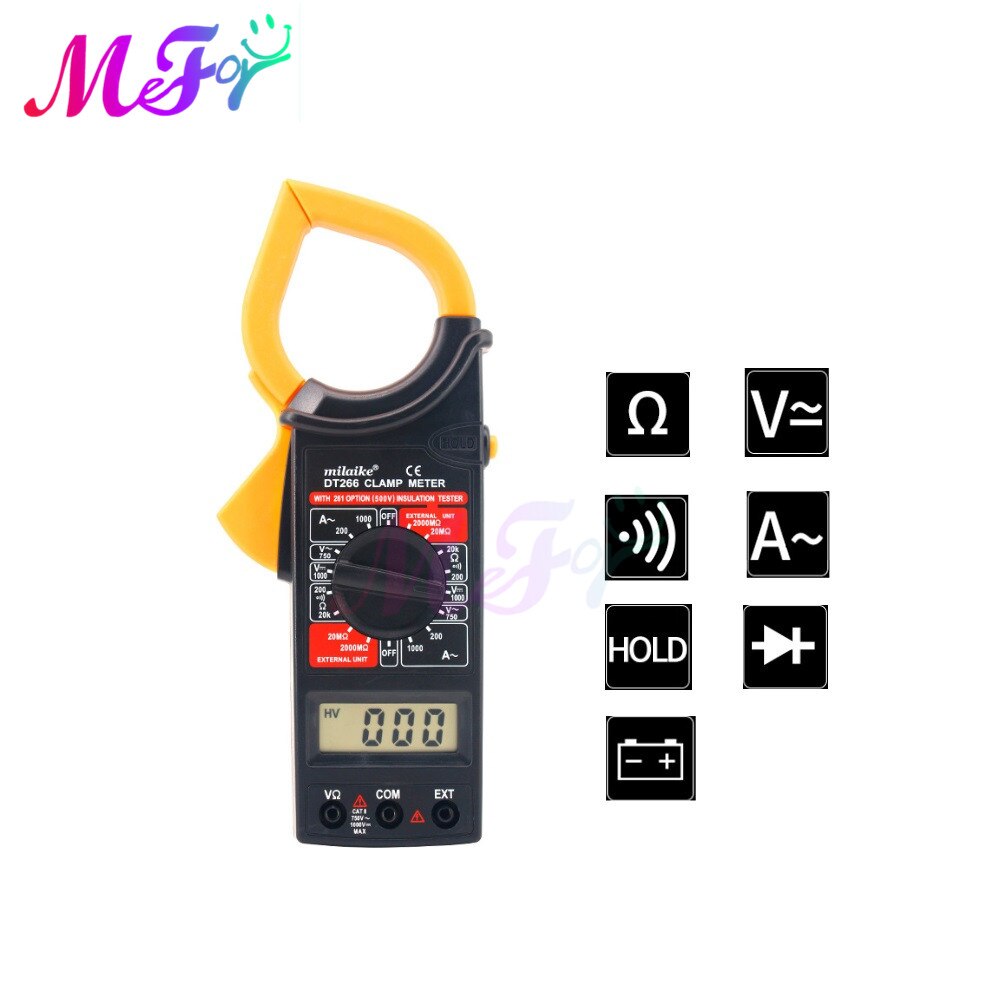 Mini Digital Clamp Meters AC/DC Current Voltage Au... – Grandado