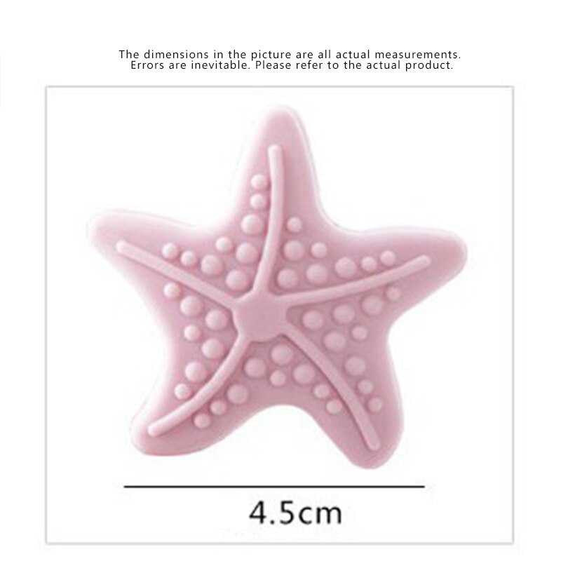 1Pcs Mooie Beschermende Leuke Zeester Lichtgevende Siliconen Deurklink Crash Pad Rubber Kinderen Kids Anti Collision Stop Stok